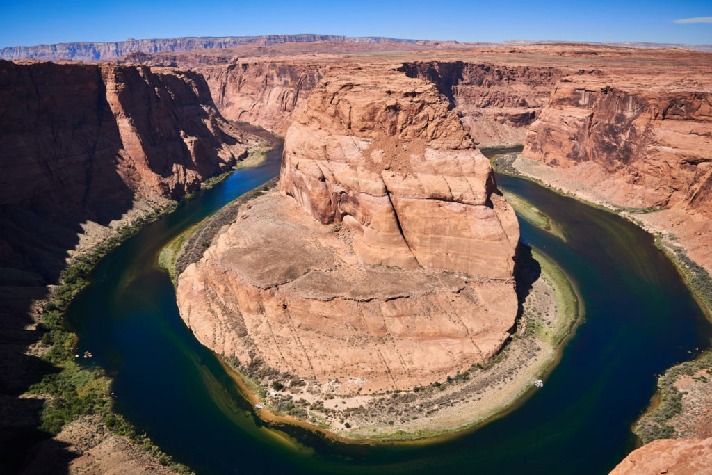Die perfekte USA Roadtrip Route durch den Südwesten: Horseshoe Bend Colorado River Arizona