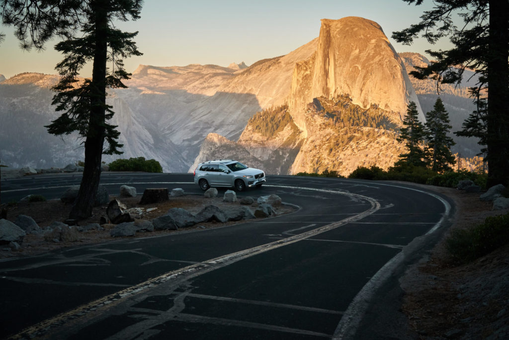 Die perfekte USA Roadtrip Route durch den Südwesten: Glacier Point im Yosemite Park mit Half Dome