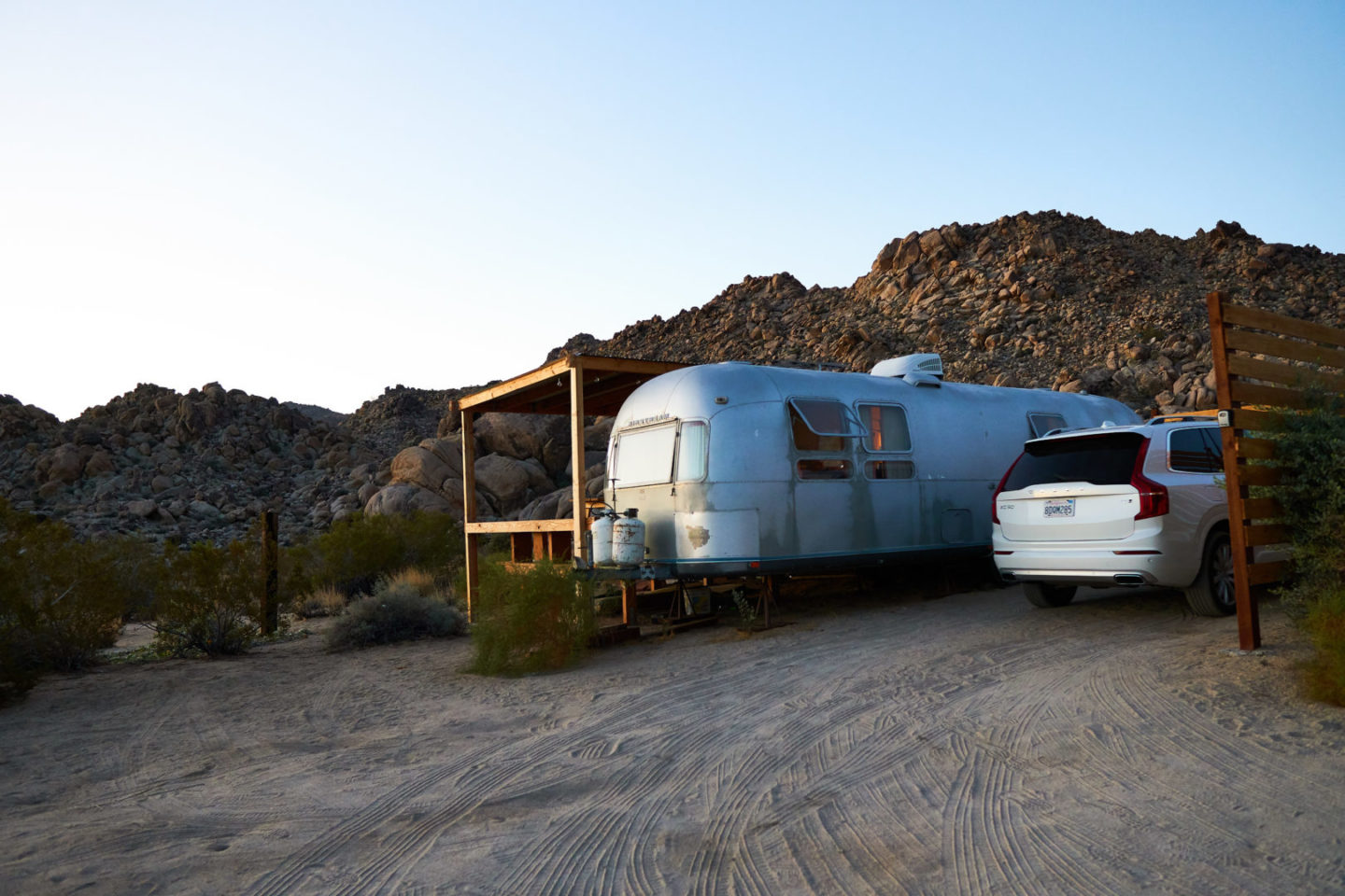 USA Mietwagen Guide: Airstream Trailer im Joshua Tree Nationalpark.
