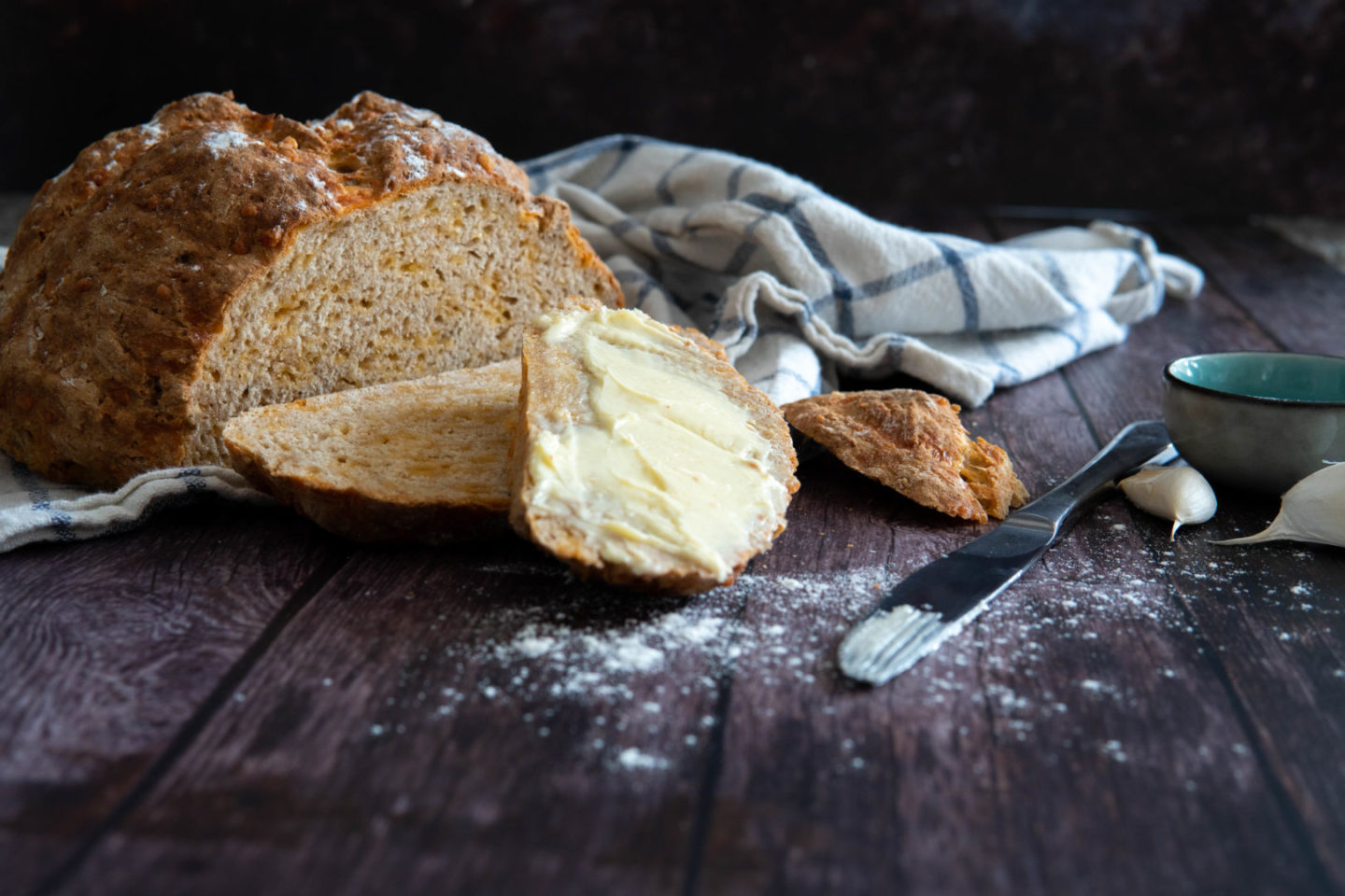 Brot backen mit Natron: Irisches Sodabrot gebacken mit Natron ohne Hefe